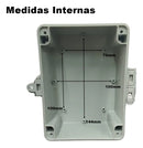 Caixa Standard Cinza Tampa Opaca Ip68 Rohdina 160x120x100mm