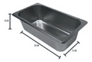 Cuba Gastronomica Sem Tampa Gn Buffet Inox 1/3 100mm