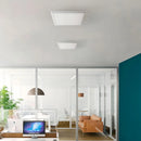 Luminária painel led de teto 24W Avant Painel pop plástico sobre por quadrado cor branco