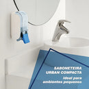 Dispenser Saboneteira Liquido Premisse Urban Compacta Azul