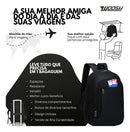 Mochila Bolsa Escolar Masculina Feminina Faculdade Básica Cor Cinza Woosh