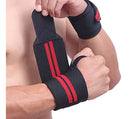 Protetor De Punho Profissional Articulação Cross Munhequeira chivunk Esportes Preto vermelho