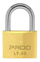 Cadeado De Latão Pado Lt 50mm 2 Chaves Não Enferruja Cor Dourado