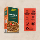 Lentilha Cozida no Vapor Vapza Caixa 250g