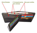Carteira masculina Couro legitimo Vastigriff 2140 Marrom