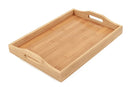 Bandeja Retangular Servir Café da Manha 40x30cm Bambu Clink