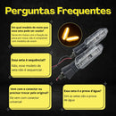 4 Pisca Seta Led Nxr Bros 150 160 Cg Ti Seta Sequencial Preto