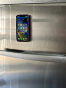 Suporte Silicone Com Ventosa Para Celular Para Superfície Cor Rosa Liso