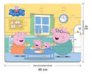 Quebra Cabeça Gigante Peppa Pig Com Peças Em Madeira - Nig