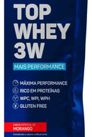 Max Titanium Top Whey 3w Mais Performance 1,8kg Sabor Morango