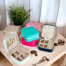 Mini Porta Jóias de Couro Preto S-GULL