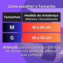 Cinta Para Tennis Elbow Tendinite Epicondilit Preto MÉDIO