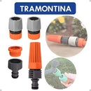 Conjunto para Irrigação com Engates Rápidos e Esguicho 4 Peças Tramontina