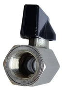 Registro Válvula Esfera -  Fluir Lufa 1/4 Macho X 1/4 Fêmea