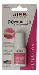 Cola Para Unha Postiça Brush-on Gel Kiss New York Powerflex