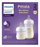 Philips Avent Pétala 3.0 SCD838/26 cor transparente lisa kit 2 unidades 125/260ml
