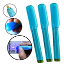 Kit 3 Canetas Para Detectar Dinheiro Falso Nota F Branco