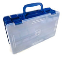 Maleta Caixa Pesca Hi Ed 44 Divisoria Isca Artificial Anzois Cor Azul