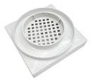 Ralo 15x15 Oculto Seca Piso/ Porcelanato Inteligente Cor BRANCO