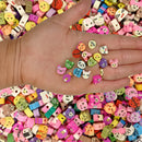 Kit 3 Modelos Miçangas 120 Pçs Coração Frutas Doces Anita Bijuterias