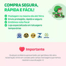 320 Tatuagem Temporária Infantil Menino Menina  Sonic Colorido