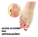 Par Meias Ortopédicos Protetor Corretor Joanetes Separador