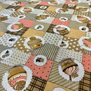 Toalha De Mesa Redonda 4 Lu Cupcake Palha