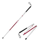 Bastão Dobrável Supermedy para Deficientes Visuais Cor Branco Alumínio