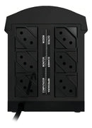 Nobreak TS Shara UPS Mini 600VA Bivolt Preto 6 tomadas