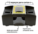 Embaralhador De Cartas Automático Até 2 Baralhos Para Jogos