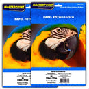 Papel Fotográfico A4 Glossy 180g 100 Folhas Premium Cor Branco