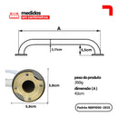 Kit 2 Barras De Apoio Banheiro 40cm Suporte Deficiente Físico E Idosos Casa Premier