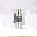 Garrafa Térmica Inox 800ml Squeeze Camping Vedação Água Cor Vermelho