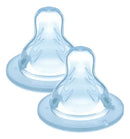 Kit 2 Bicos de Silicone para Mamadeira Fluxo Rápido 4M+ MAM