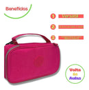 Estojo Escolar Svg Jumbo Escolar C/ Alça Box 100 Pens Cor Preto Liso