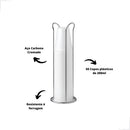 Suporte Organizador Porta Copos Descartáveis Água 200ml Future FT1148CR Cromado