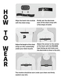 Cinta Cardíaca Magene H303 Bluethooth Ant+garmin Strava Cor Preto