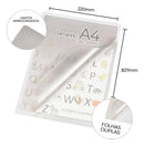 Plástico Para Plastificação Pouch Film Mares A4 220x307 125 Micras 100 Un.