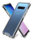 Capinha Capa Anti Impacto Para Galaxy S10 Plus + Pelicula Cor Transparente