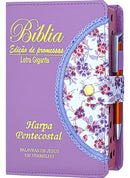 Kit 2 Bíblias Sagrada Do Casal Com Harpa E Corinhos