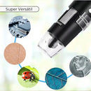 Microscópio Digital Usb Zoom Portátil Câmera Zoom 1600x Note Cor Preto Polares