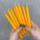 1 Kg Vela Palito Colorida / Bicolor Tradicional 18cm 35und