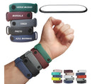 5 Pulseira Para Relógio Miband7 Mi Band 7 Mi7 + Película 3d Cor Verde-escuro / Marsala / Chumbo / Azul Marinho / Preto Largura 15 Mm