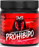 PROHIBIDO PRÉ TREINO 360g - Sabor: Strawberry Margarita (Morango) - A Combinação Perfeita de 8 Ingredientes que proporcionam energia do início ao fim do seu Treino