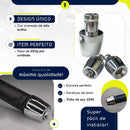 Par Peso Pesinho Pcx 150 Para Guidao Oco Cromado Com Bucha