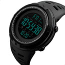 Relógio Masculino de Pulso Digital Led Alarme Preto Skmei 1251