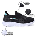 Tênis Meia Feminino Calce Facil Macio Confortável Branco 37 BR