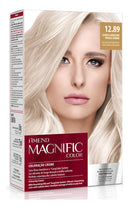 Coloração Tintura Capilar Creme 12.89 Louro Perolado Amend Tom 12.89 loiro claríssimo pérola cendré