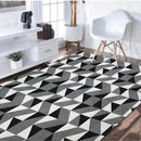 Tapete Monaco  De Sala 2,00x1,40 Geometr Branco