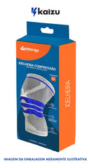 Kit 2 Joelheiras Articulada Compressão Ortopédica Crossfit Alivia Patelar Dor Joelho Proteção Perna Tamanho G